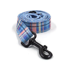 Load image into Gallery viewer, Furry & Fancy Dog Walking Set - Dog Collar, Bow, Leash, Waste Bag Holder - Petponia