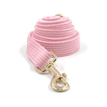 Load image into Gallery viewer, Pink Pleasure Corduroy Dog Leash - Petponia