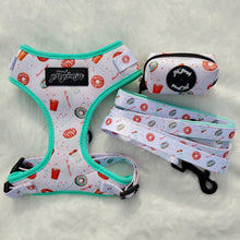Load image into Gallery viewer, Duh!-Nut Dog Walking Bundle ( Adjustable Harness, Leash & Waste Bag Holder) - Petponia