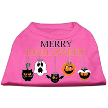 Load image into Gallery viewer, Merry Halloween Pet Shirt - XS / Bright Pink - Small / Bright Pink - Medium / Bright Pink - Large / Bright Pink - XL / Bright Pink - XXL / Bright Pink - XXXL / Bright Pink - 4XL / Bright Pink - 5XL / Bright Pink - 6XL / Bright Pink
