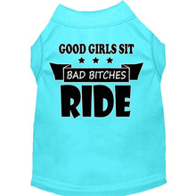 Load image into Gallery viewer, Bitches Ride Screen Print Pet Shirt - Petponia