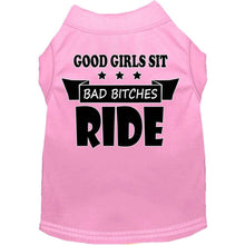 Load image into Gallery viewer, Bitches Ride Screen Print Pet Shirt - Petponia