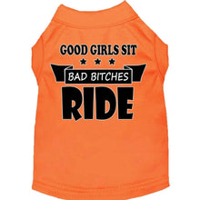 Load image into Gallery viewer, Bitches Ride Screen Print Pet Shirt - Petponia