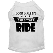 Load image into Gallery viewer, Bitches Ride Screen Print Pet Shirt - Petponia