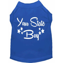 Load image into Gallery viewer, 'Your State' Boy Custom Dog Shirt - Petponia