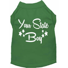 Load image into Gallery viewer, 'Your State' Boy Custom Dog Shirt - Petponia
