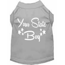 Load image into Gallery viewer, 'Your State' Boy Custom Dog Shirt - Petponia