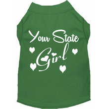 Load image into Gallery viewer, 'Your State' Girl Custom Dog Shirt - Petponia