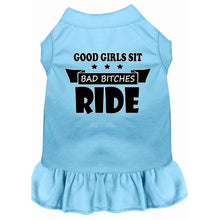 Load image into Gallery viewer, Bitches Ride Screen Print Dog Dress - Petponia