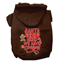 Load image into Gallery viewer, Santa Stop Here We Have Cookies - Brown / XS - Brown / Small - Brown / Medium - Brown / Large - Brown / XL - Brown / XXL - Brown / XXXL - Brown / 4XL - Brown / 5XL - Brown / 6XL

