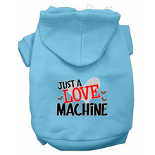 Load image into Gallery viewer, Just a Love Machine Dog Hoodie - Petponia
