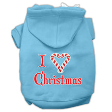Load image into Gallery viewer, I Heart Christmas Dog Hoodie - Petponia
