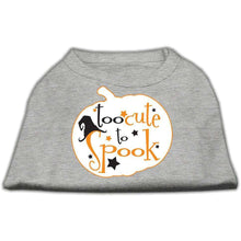 Load image into Gallery viewer, Too Cute to Spook Pet Shirt - XS / Grey - Small / Grey - Medium / Grey - Large / Grey - XL / Grey - XXL / Grey - XXXL / Grey - 4XL / Grey - 5XL / Grey - 6XL / Grey
