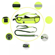 Load image into Gallery viewer, Handsfree Bungee Dog Leash with a Waist Multi-Purpose Bag - Petponia