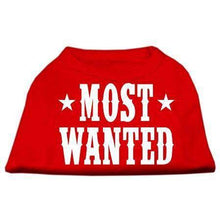 Load image into Gallery viewer, Most Wanted Screen Print Shirt - Petponia