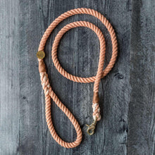Load image into Gallery viewer, Rope Leash - Feelin' Peachy
