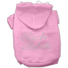 Load image into Gallery viewer, Rich Bitch Rhinestone Hoodies - Petponia