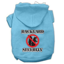 Load image into Gallery viewer, Backyard Security Screen Print Pet Hoodies - Petponia