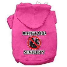 Load image into Gallery viewer, Backyard Security Screen Print Pet Hoodies - Petponia