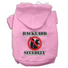 Load image into Gallery viewer, Backyard Security Screen Print Pet Hoodies - Petponia