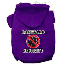 Load image into Gallery viewer, Backyard Security Screen Print Pet Hoodies - Petponia