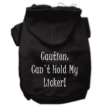 Load image into Gallery viewer, Can't Hold My Licker Screen Print Pet Hoodies - Petponia