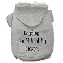 Load image into Gallery viewer, Can't Hold My Licker Screen Print Pet Hoodies - Petponia
