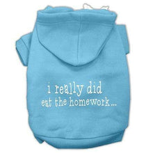 Load image into Gallery viewer, I really did eat the Homework Screen Print Pet Hoodies - Petponia