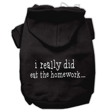 Load image into Gallery viewer, I really did eat the Homework Screen Print Pet Hoodies - Petponia
