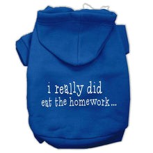 Load image into Gallery viewer, I really did eat the Homework Screen Print Pet Hoodies - Petponia