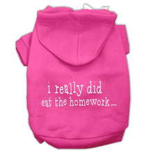 Load image into Gallery viewer, I really did eat the Homework Screen Print Pet Hoodies - Petponia