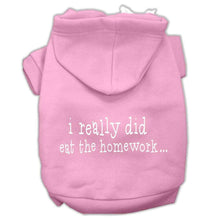 Load image into Gallery viewer, I really did eat the Homework Screen Print Pet Hoodies - Petponia