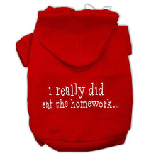 Load image into Gallery viewer, I really did eat the Homework Screen Print Pet Hoodies - Petponia