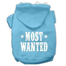 Load image into Gallery viewer, Most Wanted Screen Print Pet Hoodies - Petponia