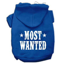 Load image into Gallery viewer, Most Wanted Screen Print Pet Hoodies - Petponia