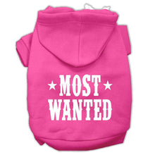 Load image into Gallery viewer, Most Wanted Screen Print Pet Hoodies - Petponia
