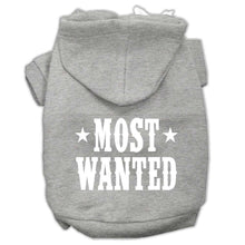 Load image into Gallery viewer, Most Wanted Screen Print Pet Hoodies - Petponia
