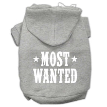 Load image into Gallery viewer, Most Wanted Screen Print Pet Hoodies - Petponia