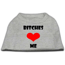 Load image into Gallery viewer, Bitches Love Me Screen Print Shirts - Petponia
