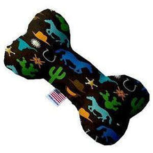 Load image into Gallery viewer, Western Fun Canvas Bone Dog Toy - Petponia
