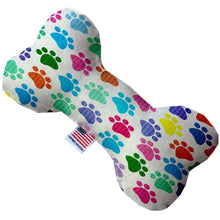 Load image into Gallery viewer, Confetti Paws Canvas Bone Dog Toy - Petponia
