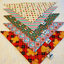Load image into Gallery viewer, Gingerbread Cookies Tie On Dog Bandana - Petponia
