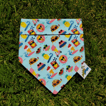 Load image into Gallery viewer, Beach, lets paw-ty! Tie on Dog Bandana - Petponia
