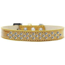 Load image into Gallery viewer, Sprinkles Ice Cream Dog Collar Clear Crystals - Petponia
