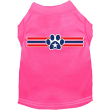 Load image into Gallery viewer, Patriotic Star Paw Dog T-shirt - Petponia
