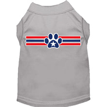 Load image into Gallery viewer, Patriotic Star Paw Dog T-shirt - Petponia
