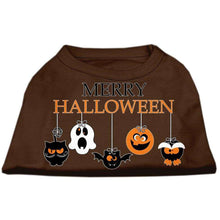 Load image into Gallery viewer, Merry Halloween Pet Shirt - XS / Brown - Small / Brown - Medium / Brown - Large / Brown - XL / Brown - XXL / Brown - XXXL / Brown - 4XL / Brown - 5XL / Brown - 6XL / Brown
