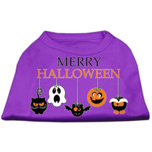 Load image into Gallery viewer, Merry Halloween Pet Shirt - XS / Purple - Small / Purple - Medium / Purple - Large / Purple - XL / Purple - XXL / Purple - XXXL / Purple - 4XL / Purple - 5XL / Purple - 6XL / Purple
