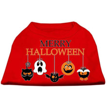 Load image into Gallery viewer, Merry Halloween Pet Shirt - XS / Red - Small / Red - Medium / Red - Large / Red - XL / Red - XXL / Red - XXXL / Red - 4XL / Red - 5XL / Red - 6XL / Red
