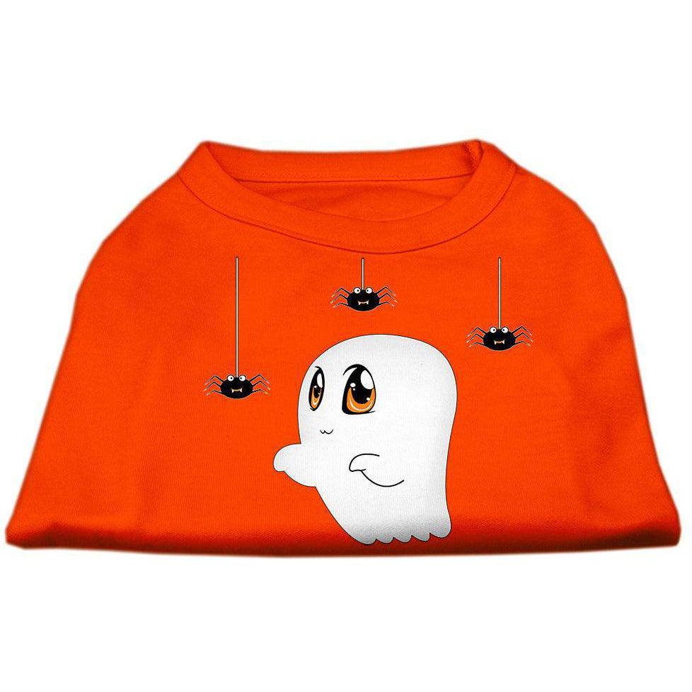 Sammy the Ghost Pet Shirt - XS / Orange - Small / Orange - Medium / Orange - Large / Orange - XL / Orange - XXL / Orange - XXXL / Orange - 4XL / Orange - 5XL / Orange - 6XL / Orange